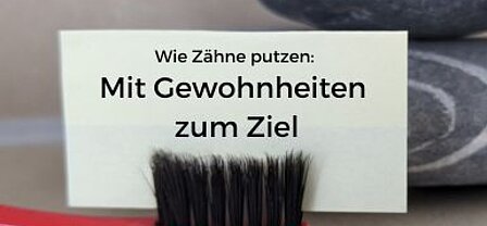 Ziele erreichen ist wie Zähne Putzen: Kleine Schritte jeden Tag bringen dich weiter.