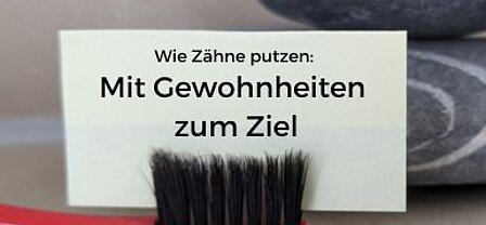 Ziele erreichen ist wie Zähne Putzen: Kleine Schritte jeden Tag bringen dich weiter. 